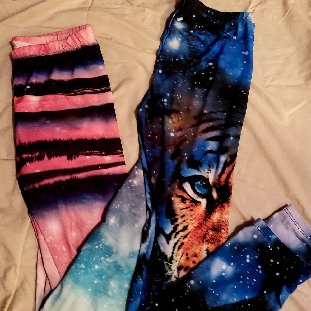 Galaxy Leggings/Galaxy Tiger Leggings